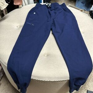 Figs Scrub navy pants joggers size extra small petite